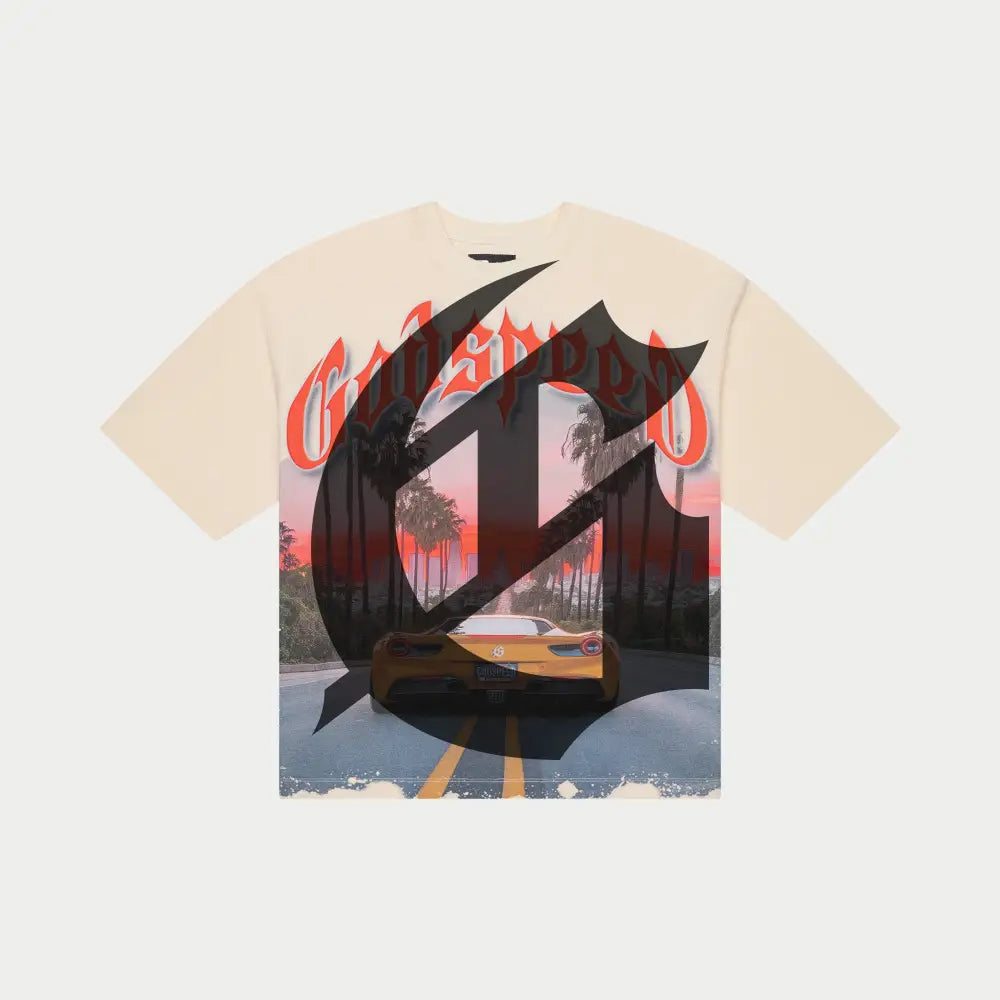 Godspeed Sunset BLVD T-Shirt (Bone)