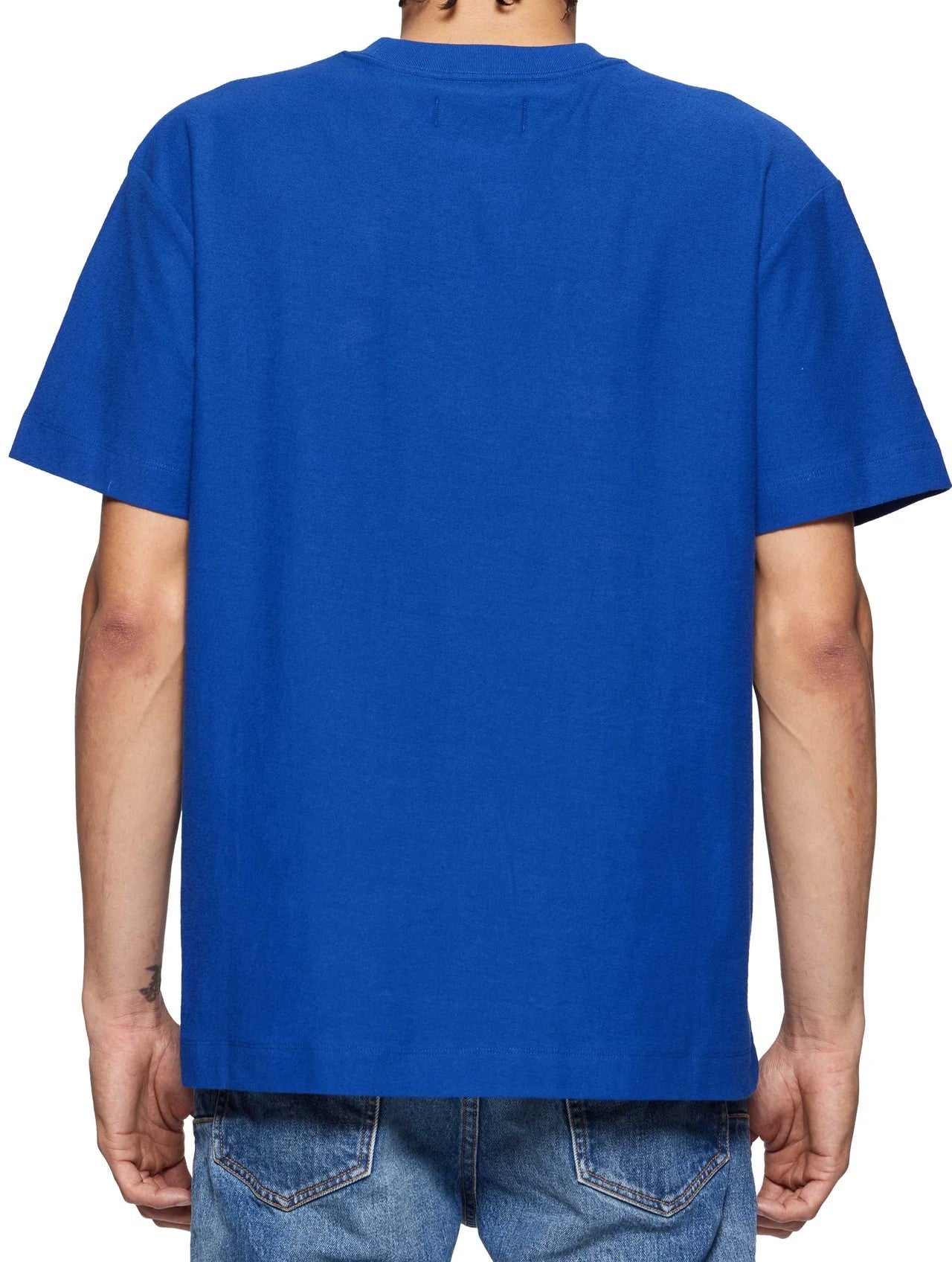 Purple Textured Jersey SS Tee